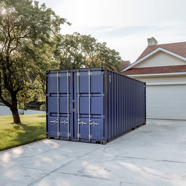 we offer a range of sizes for residential storage containers to meet your needs